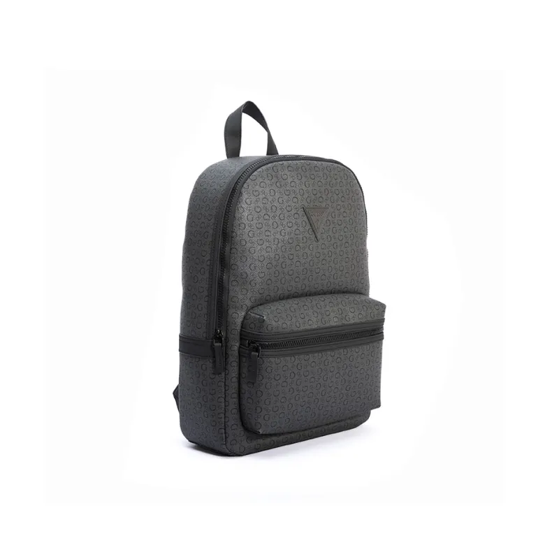 GUESS Synthetic Leather Backpack Regular Men's Black Gray-2
