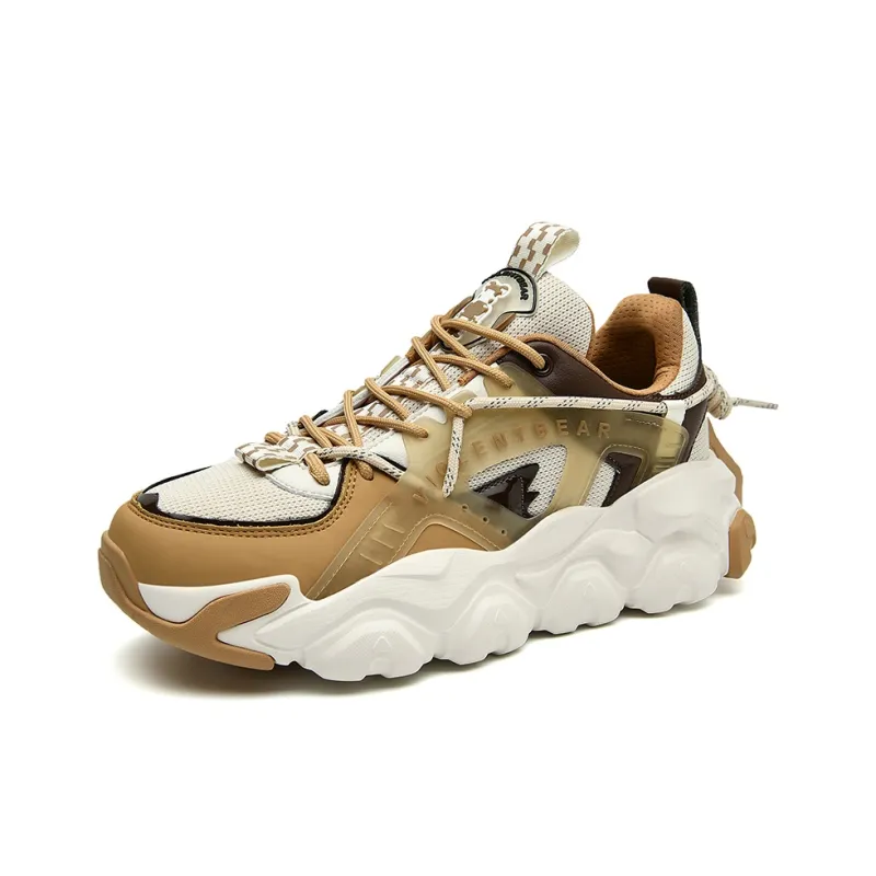 Violentbear Slip-Resistant Low-Top Chunky Sneakers Unisex B1010-8