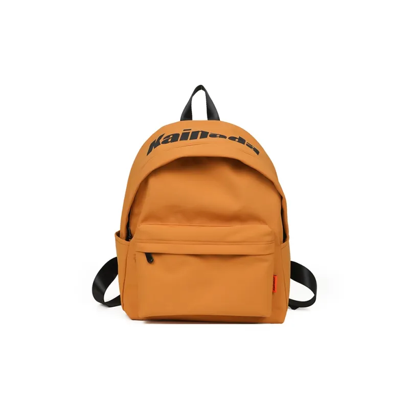 OURFUN Nylon Backpack Unisex Black/Violet/Orange/Army Green-2