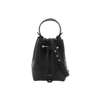 Strathberry Calfskin Bucket Bags Shoulder Bag Crossbody Bag Handbag Women's Black