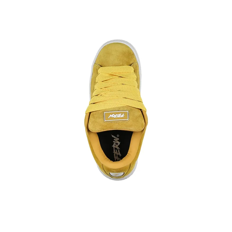 FERW Skateboard Shoes Unisex Low Top Yellow-3