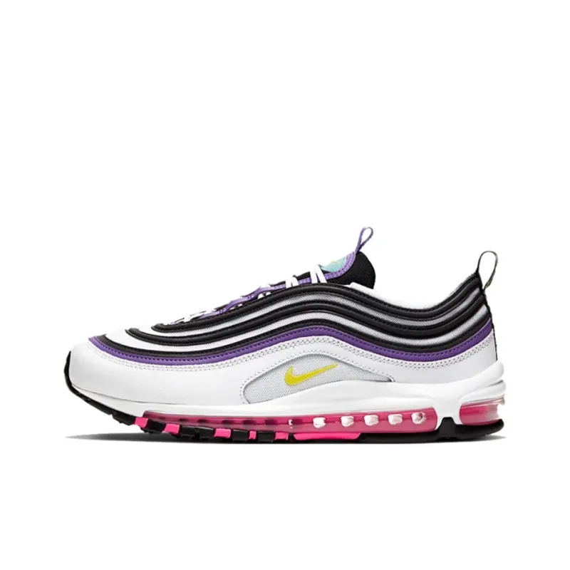 Nike Air Max 97 White Dynamic Yellow Violet-0