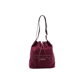 LONGCHAMP Le Pliage Néo Nylon Handbag Shoulder Bag Women's Red Purple