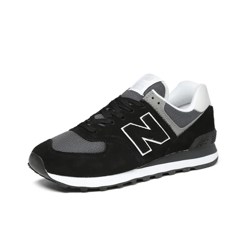 New Balance 574 Black White Dark Grey-2