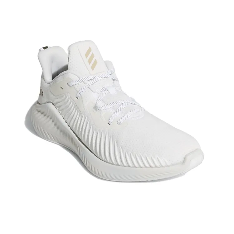 Adidas Alphabounce+ Run Em 'Crystal White'-2