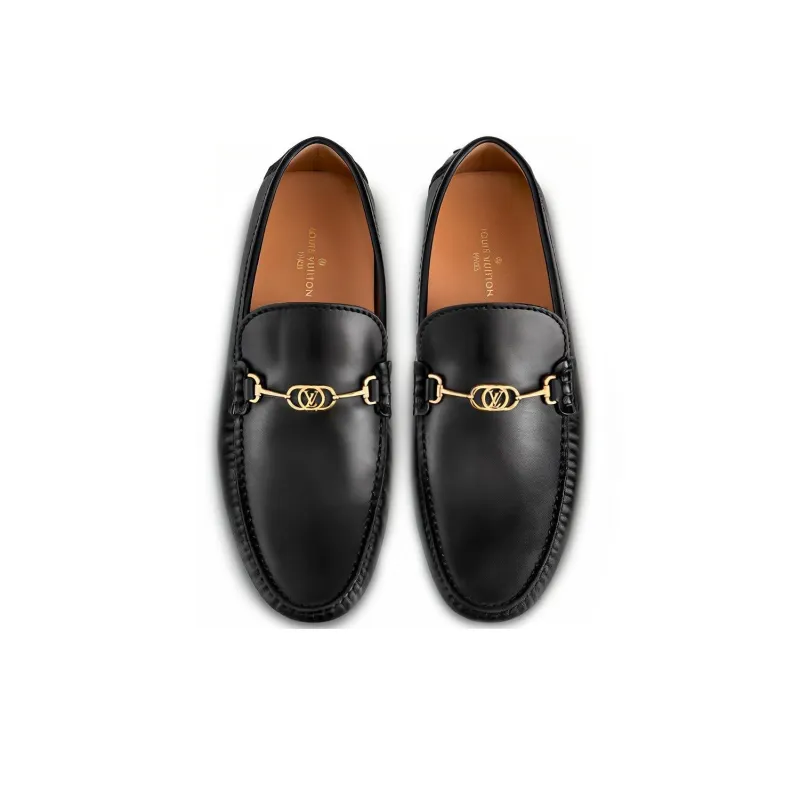 LOUIS VUITTON Porto Vecchio Loafers 'Black'-4