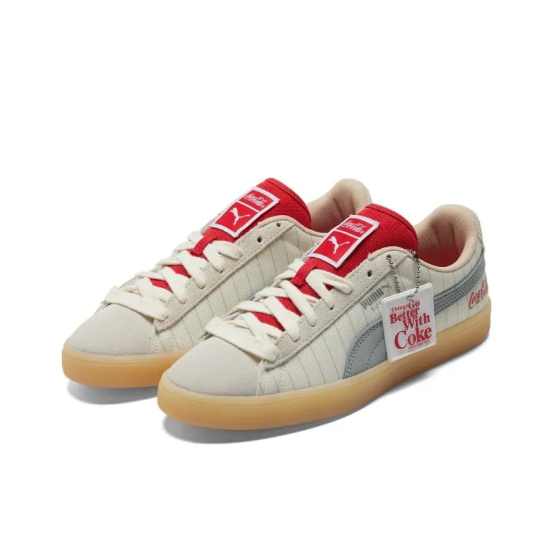 PUMA Suede Coca Cola White-2