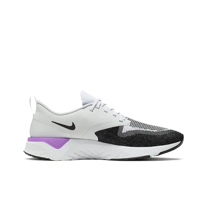 Nike Odyssey React Flyknit 2 Platinum Violet Black-1