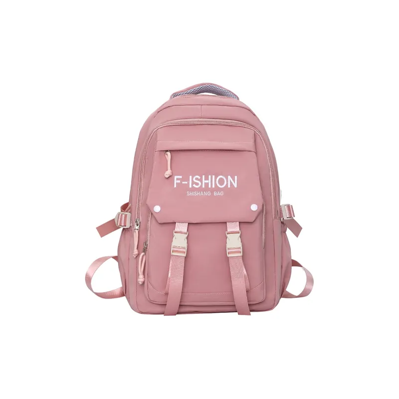 Parker Bear Nylon Backpack Women's Blue/Pink/Khaki/Green/Purple/Black-2