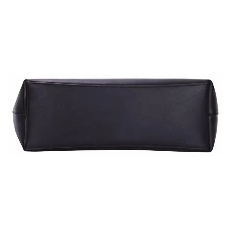 COACH Zip Top Tote Cow Leather Tote Bag Shopping Bag Handbag Shoulder Bag Large Size Women's Black-3