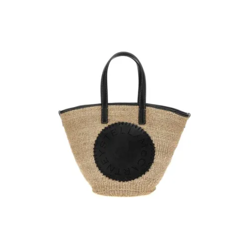 Stella McCartney Calfskin Tote Bag Shopping Bag Shoulder Bag Crossbody Bag Handbag Women's Brown & Black