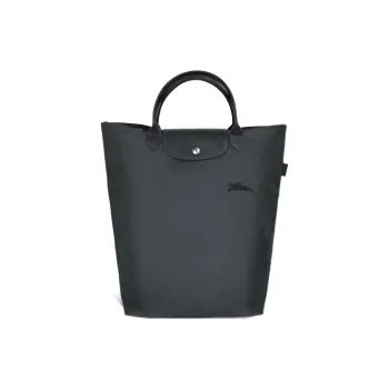 LONGCHAMP Le Pliage Canvas Canvas Bag Handbags Medium Size Women's Graphite Gray