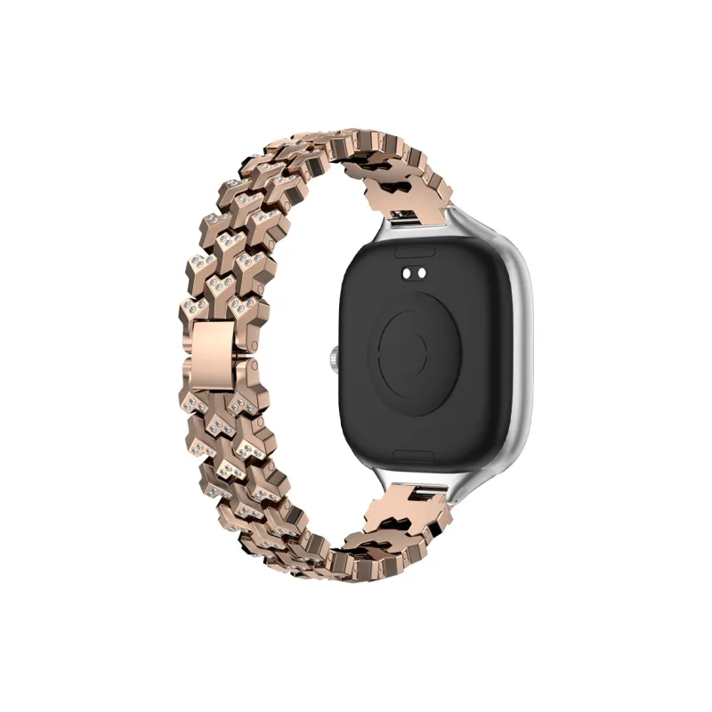 Yu Qing Compatibility Red Beige Watch 4/Redmi Smart 4th Generation Watch Bands 150mm Unisex-24