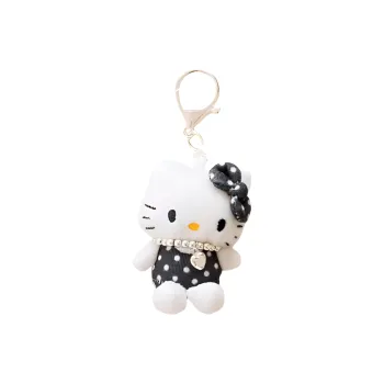 Hello Kitty Dot Dolls Plush Pendant Small Size High 13CM Length