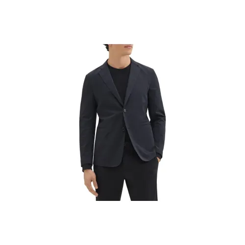 THEORY Business Suits Men Navy Blue