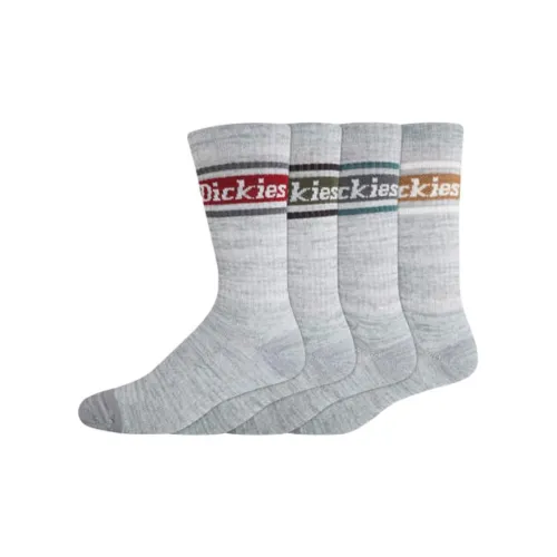 Dickies Mid-Calf Socks Men's 4 Pack Gray