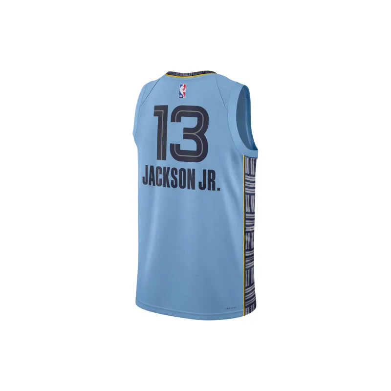 Jordan Jaren Jackson Jr Swingman Basketball Jerseys Unisex Light Blue-1