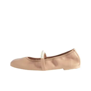 Stuart Weitzman/SW Goldie Casual Single Shoes Women's Beige