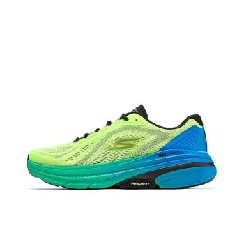 Skechers GO RUN Slip-Resistant Breathable Low-Top Training Shoes Men's Bright Yellow Blue
