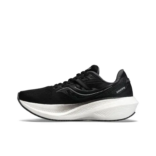 Saucony Triumph 20 Running Shoes Women's Low-Top Black/Grey/White