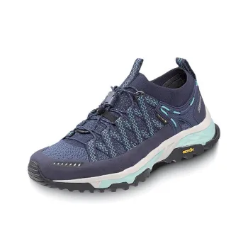 MEINDL Aruba Slip-Resistant Water-Resistant Low-Top Trekking Shoes Women's Blue Black