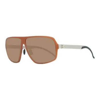 Mercedes Benz Metal Butterfly Sunglasses Men's Brown