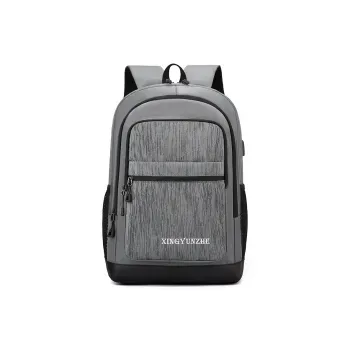 Venerable Brahma Nylon Backpack Men's Gray/Black/Blue/Brown