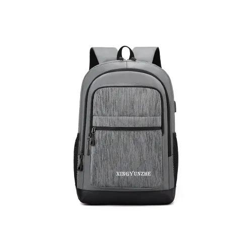 Venerable Brahma Nylon Backpack Men's Gray/Black/Blue/Brown