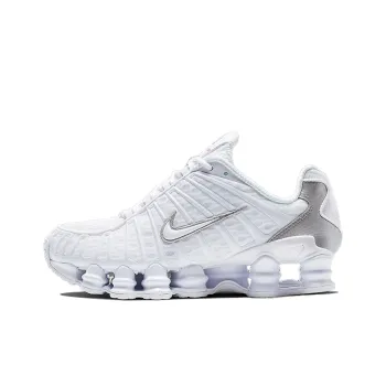 Nike Shox TL White Metallic Silver Max Orange Women's