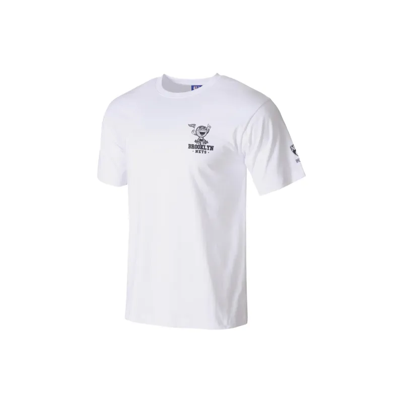 NBA Brooklyn Nets T Shirt Unisex White-1