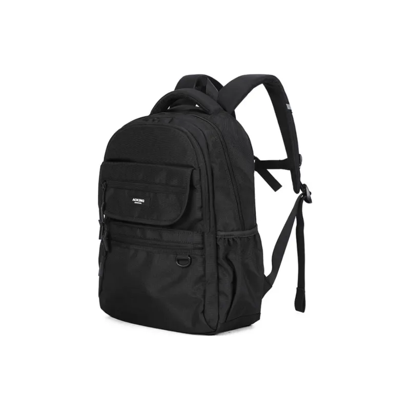 AOKING AK Nylon Backpack Regular Men's Black/Light Gray/Light Purple/Light Khaki-2