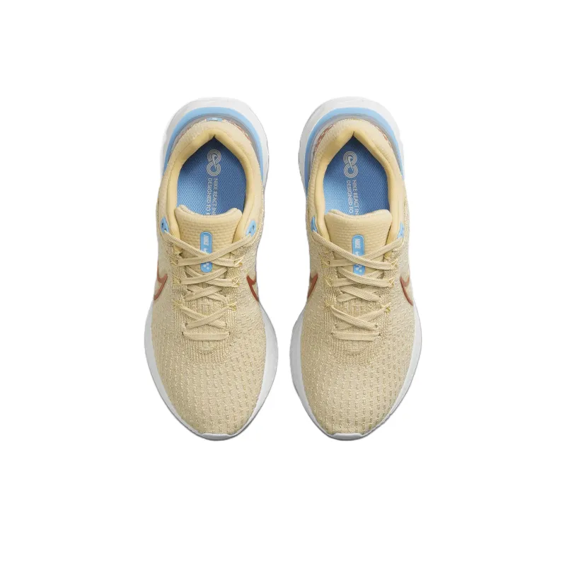 Nike React Infinity Run Flyknit 3 'Sesame Metallic Copper' Women's-3