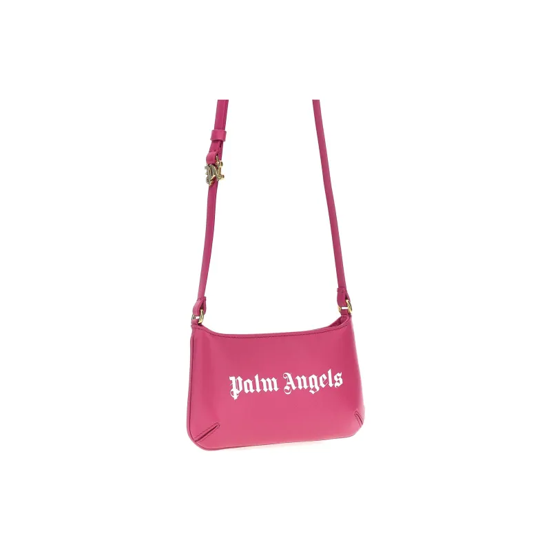 PALM ANGELS Logo Printed Zipped Crossbody Bag-1