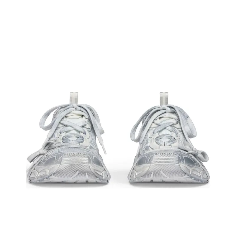 Balenciaga 3XL Mules 'Silver White' Women's-3