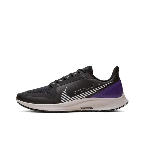 Nike Pegasus 36 Running Shoes Women's Low-Top Black/Purple