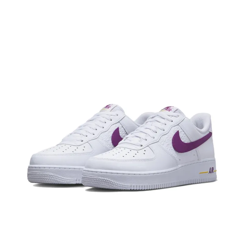 Nike Air Force 1 '07 'Embossed Hoops Lakers'-2