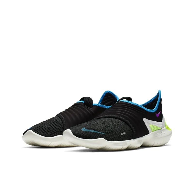 Nike Free Rn Flyknit 3.0 Black Laser Orange-2