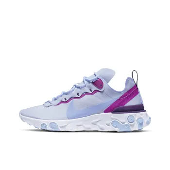 Nike React Element 55 Football Grey Psychic Blue Women's
