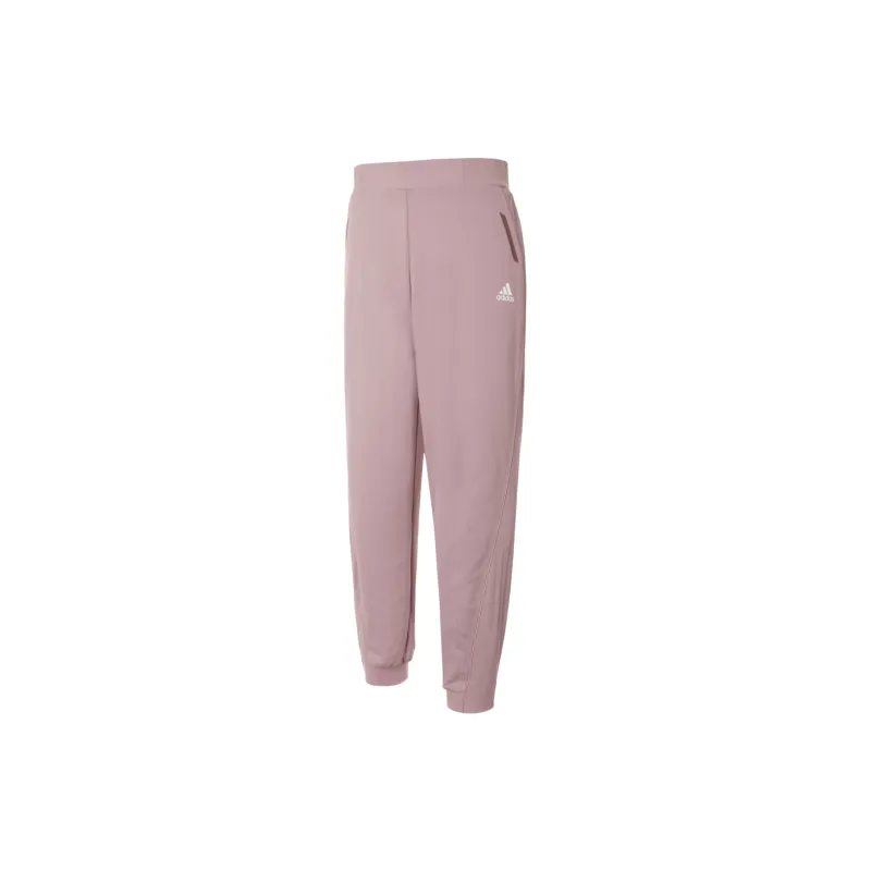 Adidas Knitted Sweatpants Women's Pink Purple-1