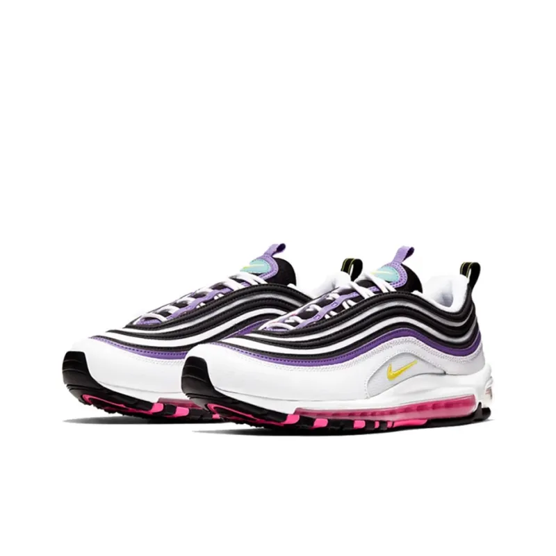 Nike Air Max 97 White Dynamic Yellow Violet-1