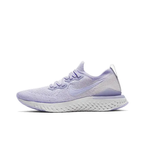 Nike Epic React Flyknit 2 Running Shoes Women's Low-Top Ash/Lavender