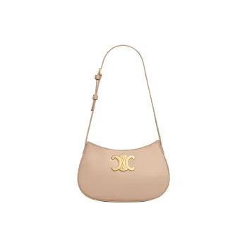 CELINE Cow Leather Handbag, Shoulder Bag Women's Hunt Set Color