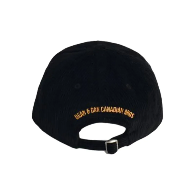 DSQUARED 2 Logo Patch Corduroy Cap-2