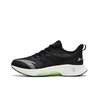 Anta MACH 3.0 Anti Slip Wear Resistant Low Top Running Shoes Women's Black White