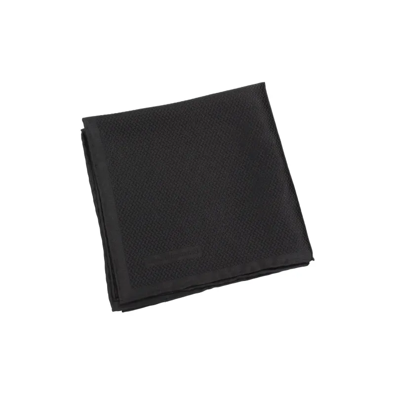 Zzegna Silk Scarves Men's Black-1