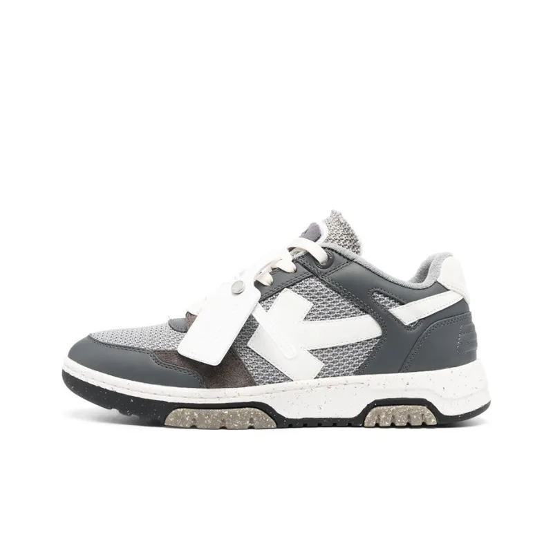 OFF WHITE Out Of Office Low Mesh Dark Grey White-0