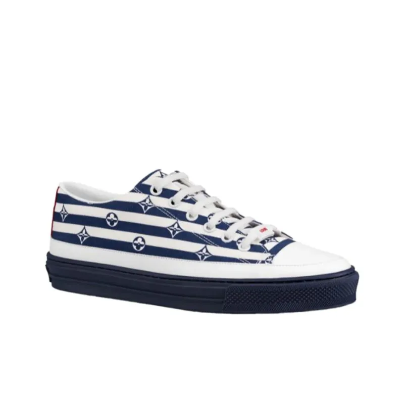 LOUIS VUITTON Stellar Sneakers 'White Navy' Women's-1
