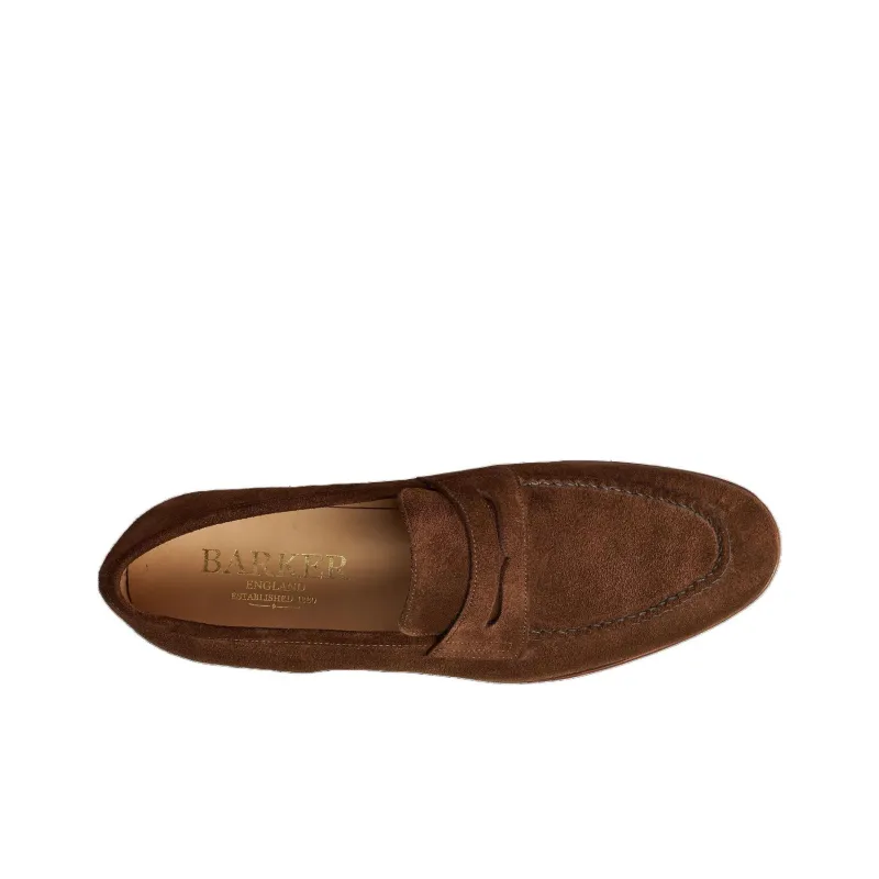 BARKER Ledley Loafers Men's Dark Brown-3
