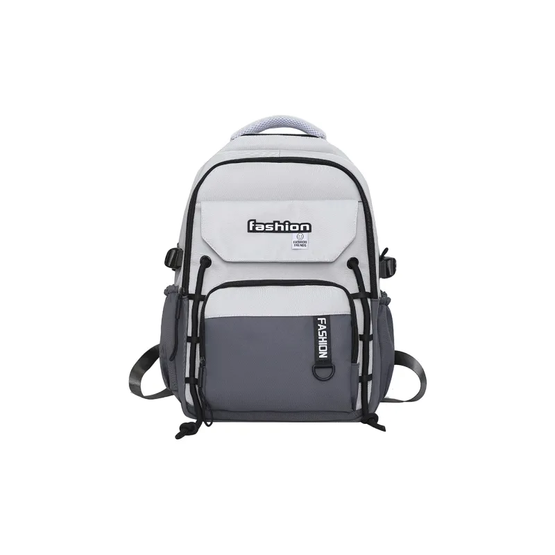 Parker Bear Canvas Backpack Unisex Black/Green/Khaki/Gray/Blue-14