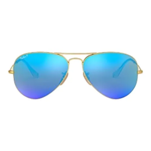 RayBan Metal Aviator Sunglasses Unisex Gold